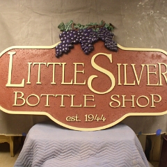 Little Silver Bottle Shop Signage